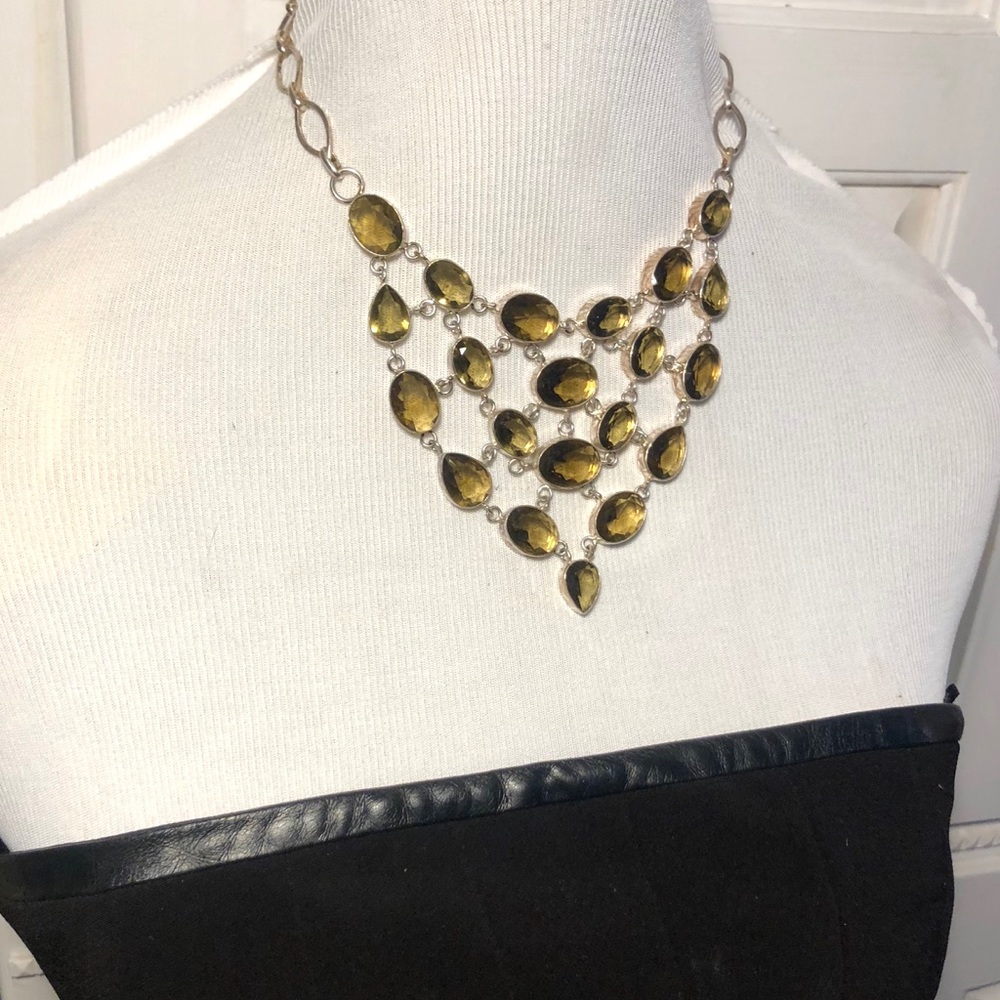 SOLD Smokey topaz necklace - Picture 4 of 8